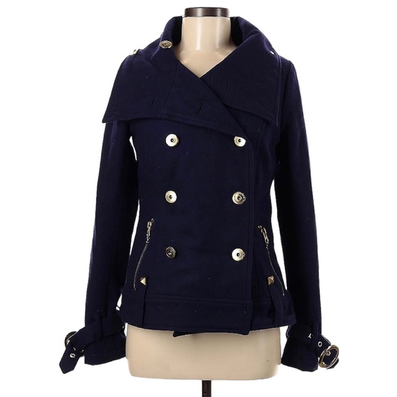 BB Dakota Jackets & Blazers - BB Dakota navy blue pea coat